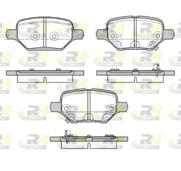 Sada brzdových destiček, kotoučová brzda ROADHOUSE 21810.02