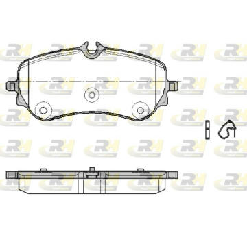 Sada brzdových destiček, kotoučová brzda ROADHOUSE 21848.00
