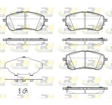Sada brzdových destiček, kotoučová brzda ROADHOUSE 21858.12