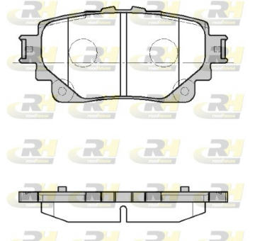 Sada brzdových destiček, kotoučová brzda ROADHOUSE 21872.00
