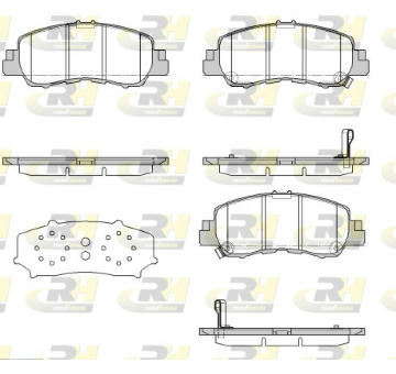 Sada brzdových destiček, kotoučová brzda ROADHOUSE 21881.02