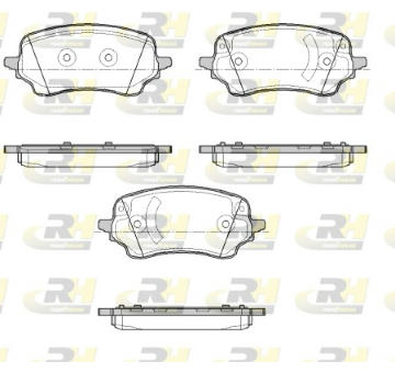 Sada brzdových destiček, kotoučová brzda ROADHOUSE 21885.00