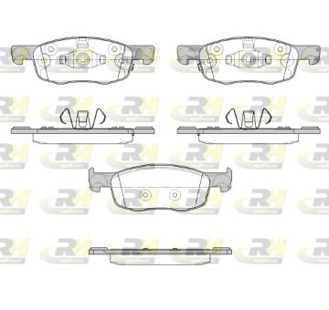 Sada brzdových destiček, kotoučová brzda ROADHOUSE 21939.02