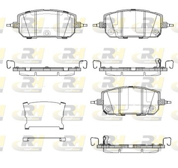 Sada brzdových destiček, kotoučová brzda ROADHOUSE 21960.02