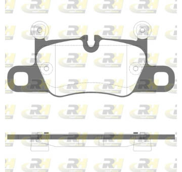 Sada brzdových destiček, kotoučová brzda ROADHOUSE 21714.30