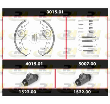 Souprava brzd, bubnova brzda ROADHOUSE 3015.01