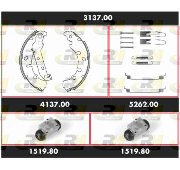 Souprava brzd, bubnova brzda ROADHOUSE 3137.00