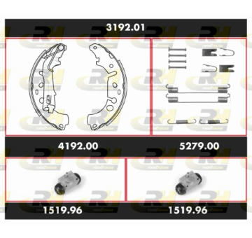 Souprava brzd, bubnova brzda ROADHOUSE SPK 3192.01