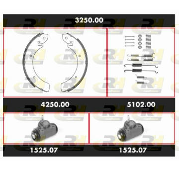 Souprava brzd, bubnova brzda ROADHOUSE 3250.00