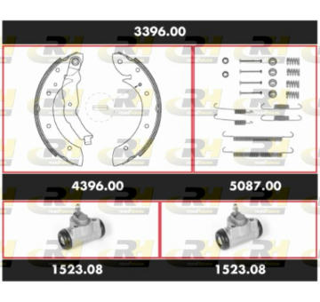 Souprava brzd, bubnova brzda ROADHOUSE 3396.00