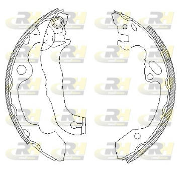 Brzdové pakny ROADHOUSE 4040.00