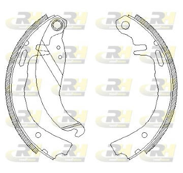 Brzdové pakny ROADHOUSE 4073.00