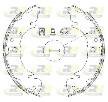 Brzdové pakny ROADHOUSE 4089.00
