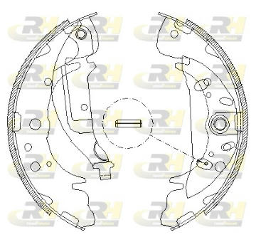 Brzdové pakny ROADHOUSE 4089.03