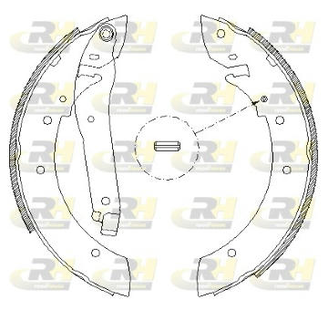 Brzdové pakny ROADHOUSE 4103.00