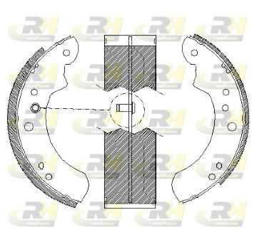 Brzdové pakny ROADHOUSE 4112.01