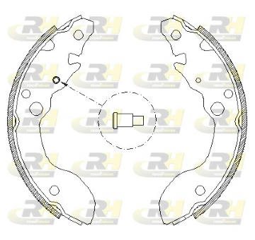 Brzdové pakny ROADHOUSE 4124.00