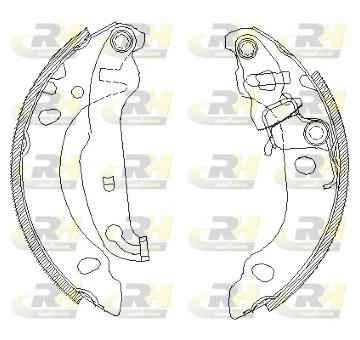 Brzdové pakny ROADHOUSE 4138.00