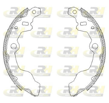 Brzdové pakny ROADHOUSE 4164.00
