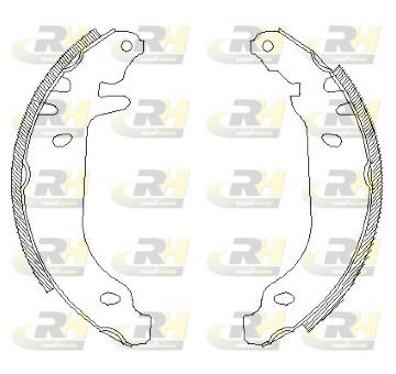 Brzdové pakny ROADHOUSE 4169.00
