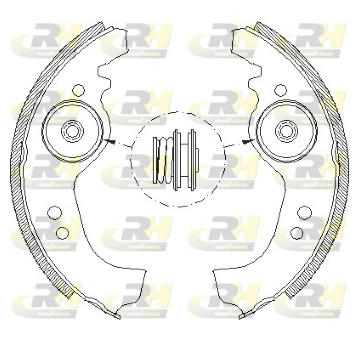 Brzdové pakny ROADHOUSE 4258.01