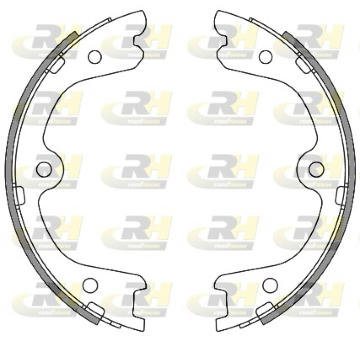 Brzdová čelist, parkovací brzda ROADHOUSE 4264.00