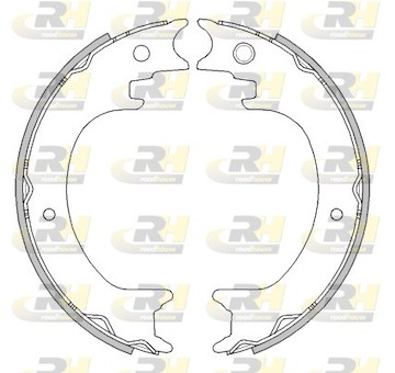 Brzdová čelist, parkovací brzda ROADHOUSE 4279.00