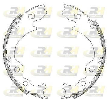 Brzdové pakny ROADHOUSE 4364.00