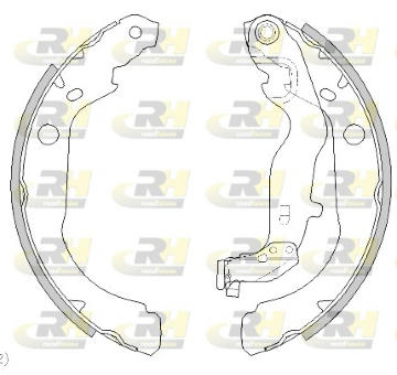 Brzdové pakny ROADHOUSE 4444.00