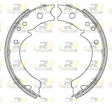 Brzdová čelist, parkovací brzda ROADHOUSE 4457.00