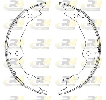 Brzdová čelist, parkovací brzda ROADHOUSE 4467.00
