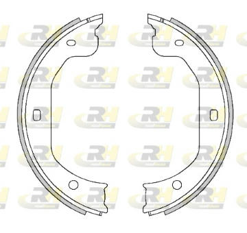 Brzdová čelist, parkovací brzda ROADHOUSE 4480.00