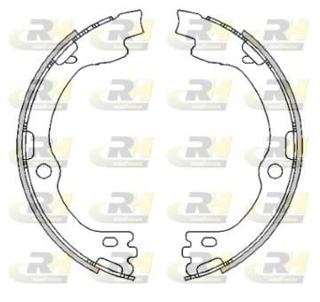 Brzdová čelist, parkovací brzda ROADHOUSE 4491.00
