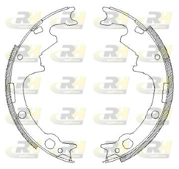 Brzdové pakny ROADHOUSE 4511.00