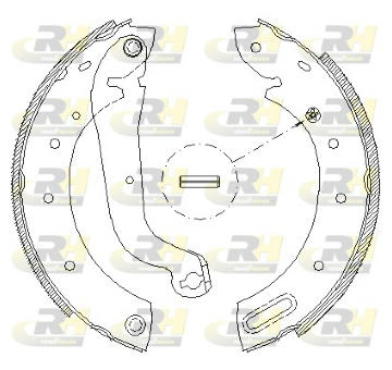 Brzdové pakny ROADHOUSE 4513.00