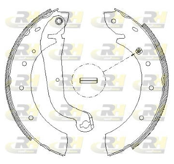 Brzdové pakny ROADHOUSE 4514.00