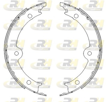 Brzdová čelist, parkovací brzda ROADHOUSE 4517.00