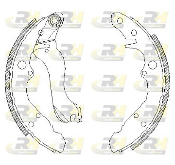 Brzdové pakny ROADHOUSE 4607.00