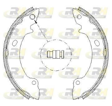 Brzdové pakny ROADHOUSE 4632.00