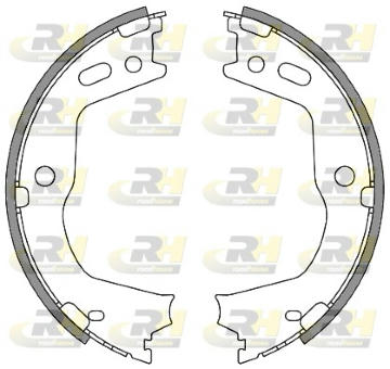 Brzdová čeľusť, parkovacia brzda ROADHOUSE 4666.00