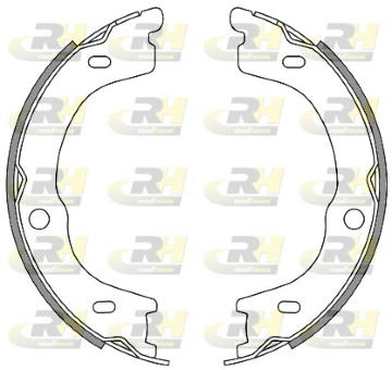 Brzdová čelist, parkovací brzda ROADHOUSE 4672.00