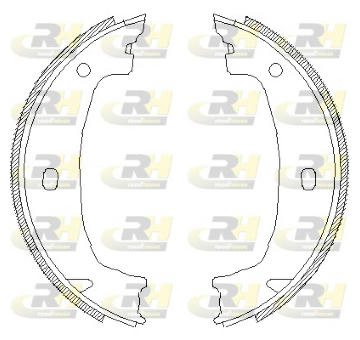 Brzdová čelist, parkovací brzda ROADHOUSE 4715.00