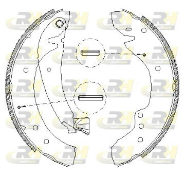 Brzdové pakny ROADHOUSE 4718.00