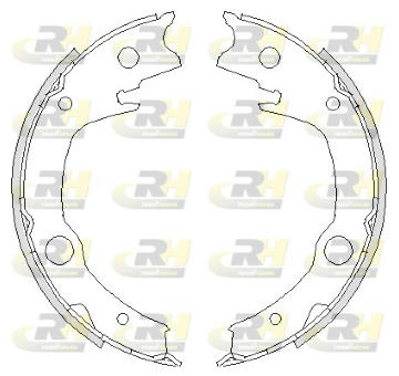 Brzdová čelist, parkovací brzda ROADHOUSE 4729.00
