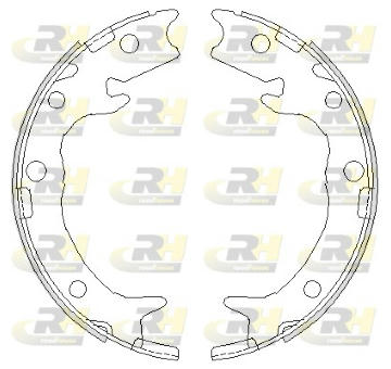 Brzdová čelist, parkovací brzda ROADHOUSE 4737.00