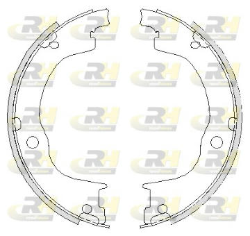Brzdová čelist, parkovací brzda ROADHOUSE 4749.00