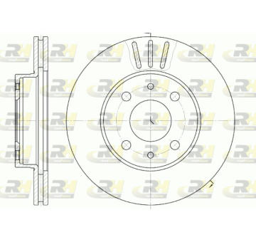 Brzdový kotouč ROADHOUSE 6107.10
