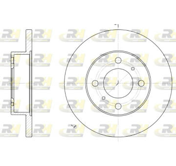 Brzdový kotouč ROADHOUSE 61117.00