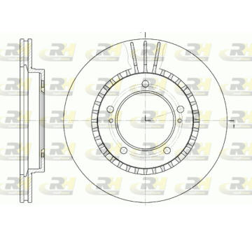 Brzdový kotouč ROADHOUSE 61125.10
