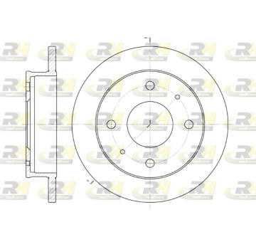 Brzdový kotouč ROADHOUSE 61226.00